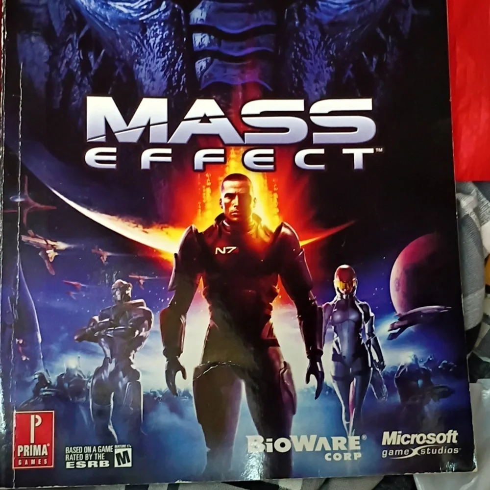 Mass Effect Official Game Guide Strategy Book for the Xbox 360 Rated M Mature 18